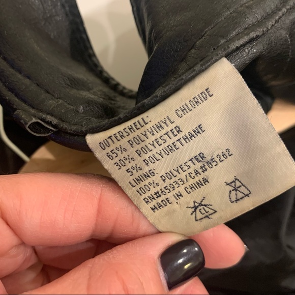 PX Black Jacket Size L Faux Leather pockets inside & Out - Picture 14 of 14